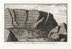 Magma Prints: View of part of the rock of Maillas