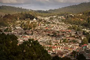Directly Above Prints: View of San Cristóbal de las Casas from Cerro de San Cristóbal Mártir mountain