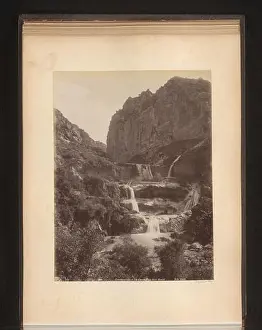 North Africa Prints: View of the Sidi Mecid Waterfall