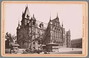 View of the town hall of Wiesbaden; Wiesbaden - Rathaus; That Rheinlande