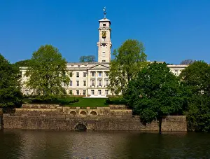 Higher Education Prints: View of Trent Building at the University of Nottingham Nottinghamshire England UK designed by Morley Horder