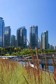 Columbia Prints: An other view of Vancouver's skyline on a sunny day