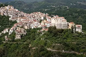 Lombard Prints: View of the white town of Rivello