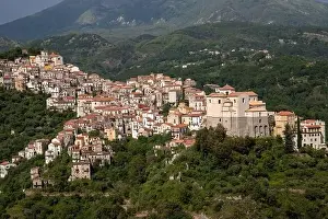 Lombard Prints: View of the white town of Rivello