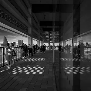 City Of London Prints: Viewing terrace at the Tate Modern, South London, London, United Kingdom