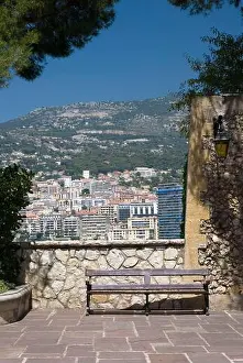 Cote Dazur Prints: Viewpoint, Monte Carlo, Cote d'Azur, Monaco
