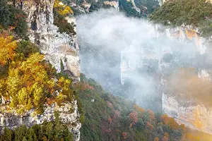 Travel Locations Prints: Viewpoint of Río Vero in the Natural Park of Sierra de Guara, Huesca, Spain