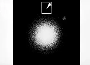 Nucleus Prints: Two views of Halley's Comet taken in the far-ultraviolet and visible (insert) spectral regions