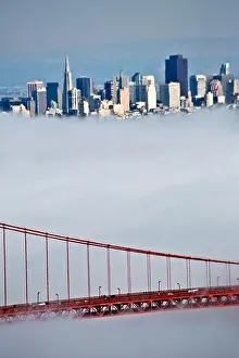 Bay Area Prints: Views of San Francisco from the Marin Highlands with the Golden Gate Bridge