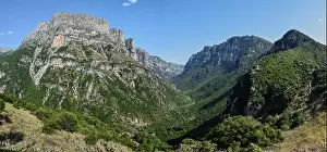 Curvy Road Prints: The Vikos Gorge in northern Greece is listed as the deepest gorge in the world by the Guinness Book of Records