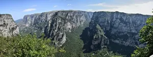The Vikos Gorge in northern Greece is listed as the deepest gorge in the world by the Guinness Book of Records