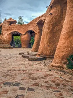 Splendid Prints: Villa de Leyva, Colombia - May 02, 2016: House of terrakota. South America