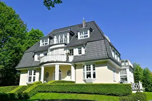 Brandenburg Prints: Villa, Seestrasse, Bad Saarow, Brandenburg, Germany