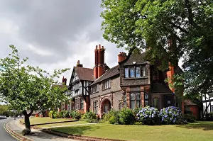 Wirral Prints: The village of Port Sunlight in Mersyside, UK