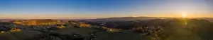 Styria Prints: Vineyards panorama Sulztal Leibnitz area famous destination wine street area south Styria