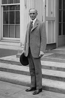 Baron Prints: Vintage 1920s photo of American businessman Henry Ford (1863 - 1947) - founder of the Ford Motor Company