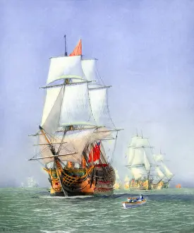 Vintage 1922 print entitled “The First Journey of Victory