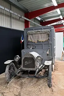 Lorry Prints: Vintage Berliet CBA Truck was Popular with French Army during First World War & Often Used as Ambulance