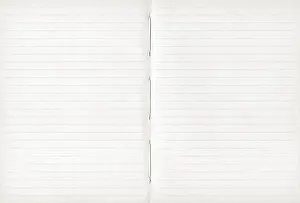 Blank Space Prints: Vintage blank open notebook. Background texture wallpaper