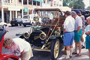 Vintage Cars, Front St, Hamilton, Bermuda, Sept 95