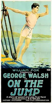 Vintage Poster Prints: Vintage movie poster: On the Jump (Fox, 1918) feat. George Walsh
