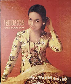 Airlines Prints: This vintage Pan Am poster from the San Diego Air and Space Museum promotes air travel to Indonesia