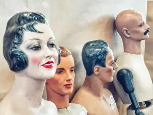 Hairstyles Prints: Vintage store dummies