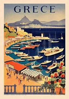 Images Dated 23rd November 2023: Vintage Travel Greece