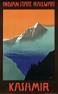 Wish You Were Here Collection: A vintage travel poster for Kashmir