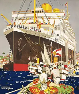 Vintage Poster Prints: Vintager Travel Poster - Kenneth Denton Shoesmith (1890-1939) SOUTH AMERICA