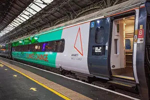 Platforms Prints: Vinyl Wrap Climate train slogans Avanti West Coast