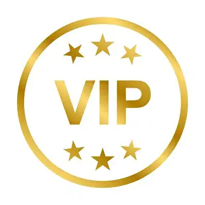 Admission Prints: VIP icon vector for graphic design, logo, website, social media, mobile app, UI