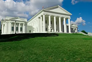 Richmond Prints: Virginia State Capitol, Neoclassical structure was designed by Thomas Jefferson the 2nd US President