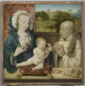 Emotional Expression Prints: The Vision of Saint Bernard by Joos van Cleve