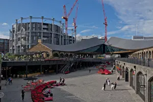 Customers Prints: Visitors to Coal Drops Yard new building