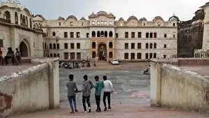 Sikh Prints: Visitors at the Qila Mubarak Fort in Patiala district of Punjab
