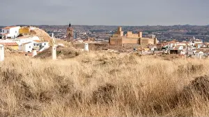 Casa Prints: Vista de la ciudad de Guadix desde un mirador, Granada, España