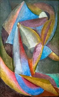 Vladimir Burliuk (Ukrainian avant-garde artist) - Dancer - 1910