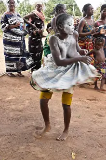 Possessed Prints: Vodun (voodoo) ceremony for Gambada divinity