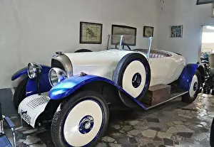 Classic Car Prints: Voisin C3 MOM car (1921)-Salvador Claret's collection of cars and motorcycles in Sils