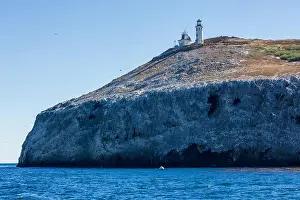 Southern California Prints: Volcanic rock formations in the Channel Islands National Park, California