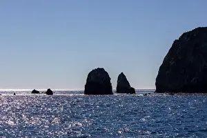 Southern California Prints: Volcanic rock formations in the Channel Islands National Park, California