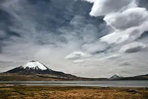 Bolivia Prints: Volcano in the Bolivian altiplano