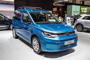 Showroom Prints: Volkswagen Caddy eHybrid plug-in hybrid MPV at the Autosalon European Motor Show