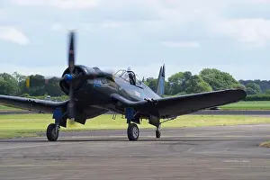 Corsair Prints: Vought Corsair, F-AZEG, 124727, Flying Legends 2023, Church Fenton, Leeds