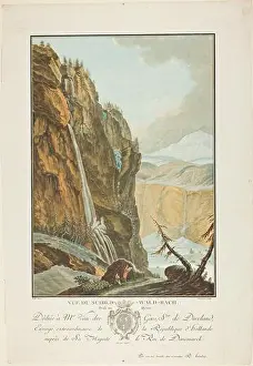 Nature Study Prints: Vue du Schild-Wald-Bach, Prise en Hyver by Charles Melchior Descourtis