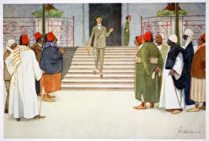 Lance Prints: The Vultures, 1908. Artist: Lance Thackeray
