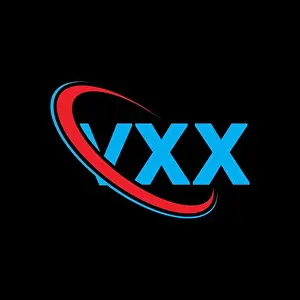 VXX logo. VXX letter. VXX letter logo design