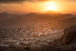 Wadi Prints: Wadi Musa, city of Petra in Jordan