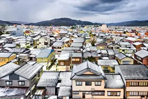 Wajima, Ishikawa, Japan town skyline